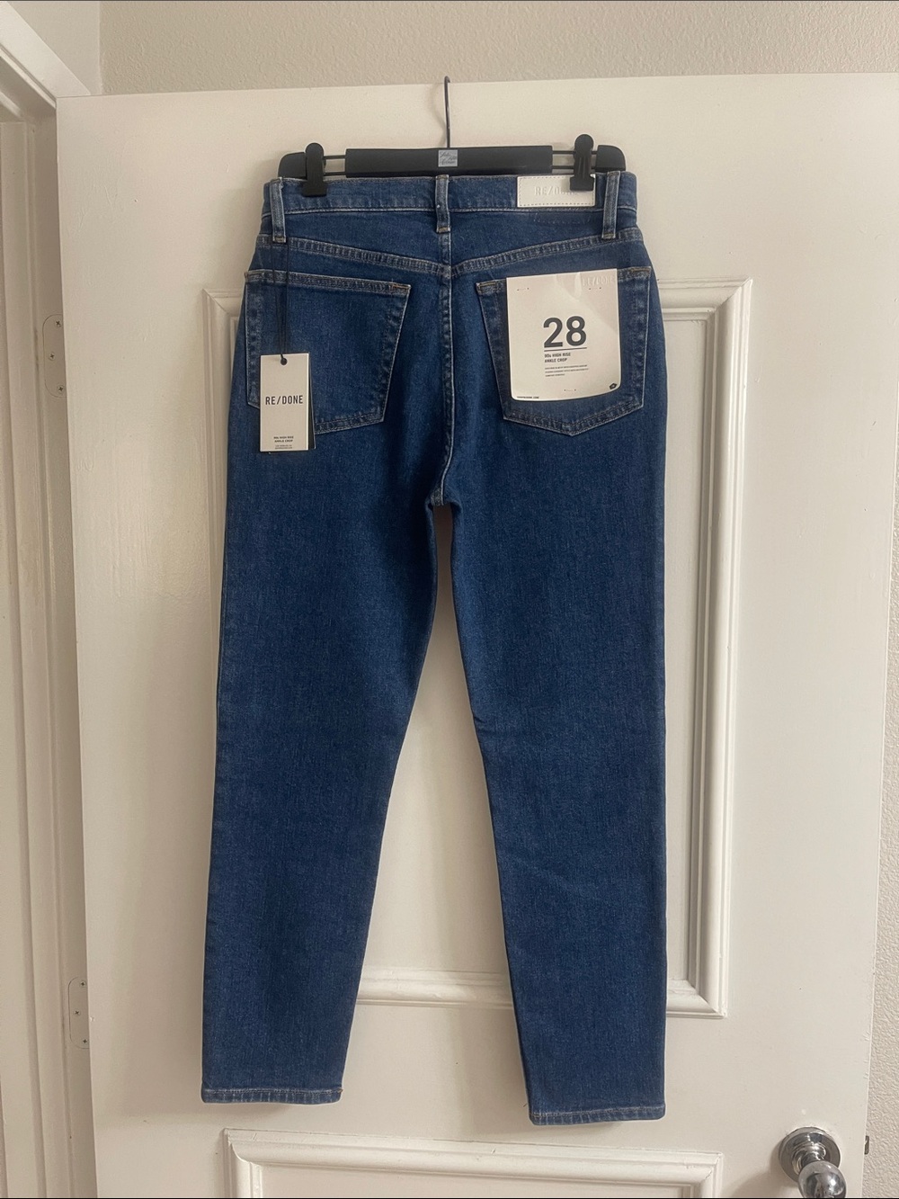 RE/DONE jeans 90'S HIGH RISE ANKLE CROP